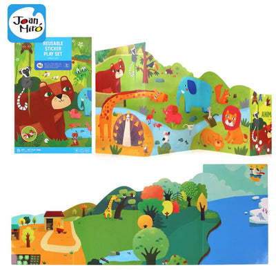 Jar Melo: Reusable Sticker Play Set- Animal Place