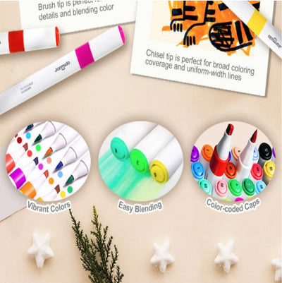 Jar Melo: Washable Dual Tip Markers (24 Count)