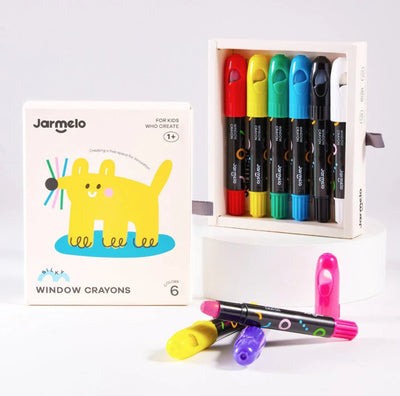 Jar Melo: Window Crayons (6 Count)