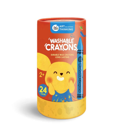 Jar Melo: Washable Crayons - 24 Colors