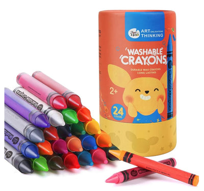Jar Melo: Washable Crayons - 24 Colors