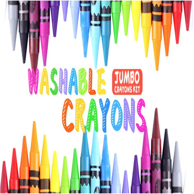 Jar Melo: Washable Crayons - 24 Colors