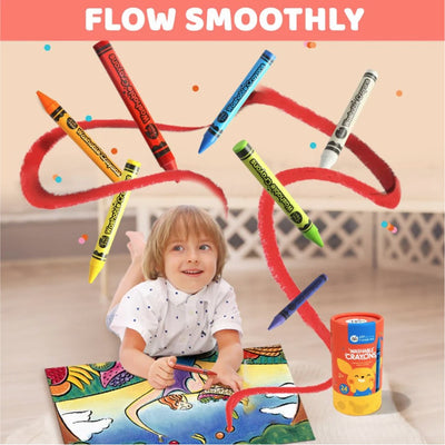 Jar Melo: Washable Crayons - 24 Colors