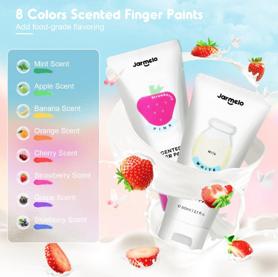 Jar Melo: Scented Finger Paint-8 colors