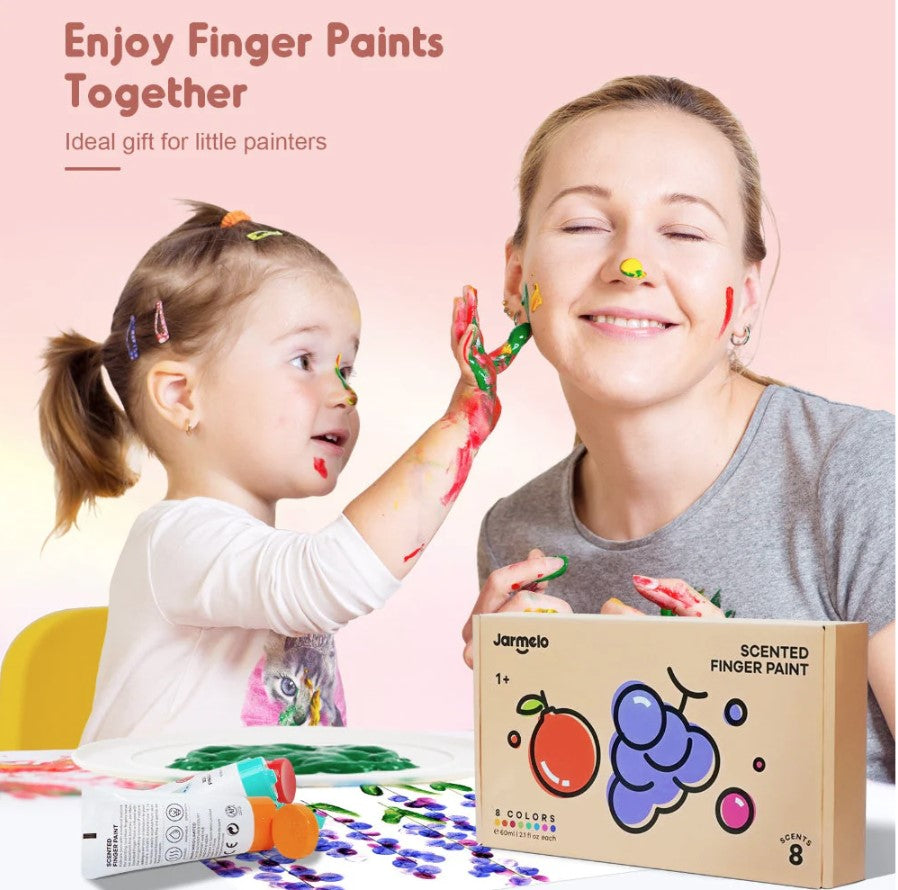 Jar Melo: Scented Finger Paint-8 colors