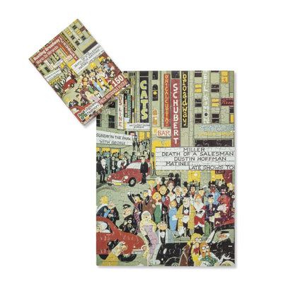 Jigsaw Nation: Bustling Broadway New York by Mario Miranda 150 Piece Jigsaw Puzzle