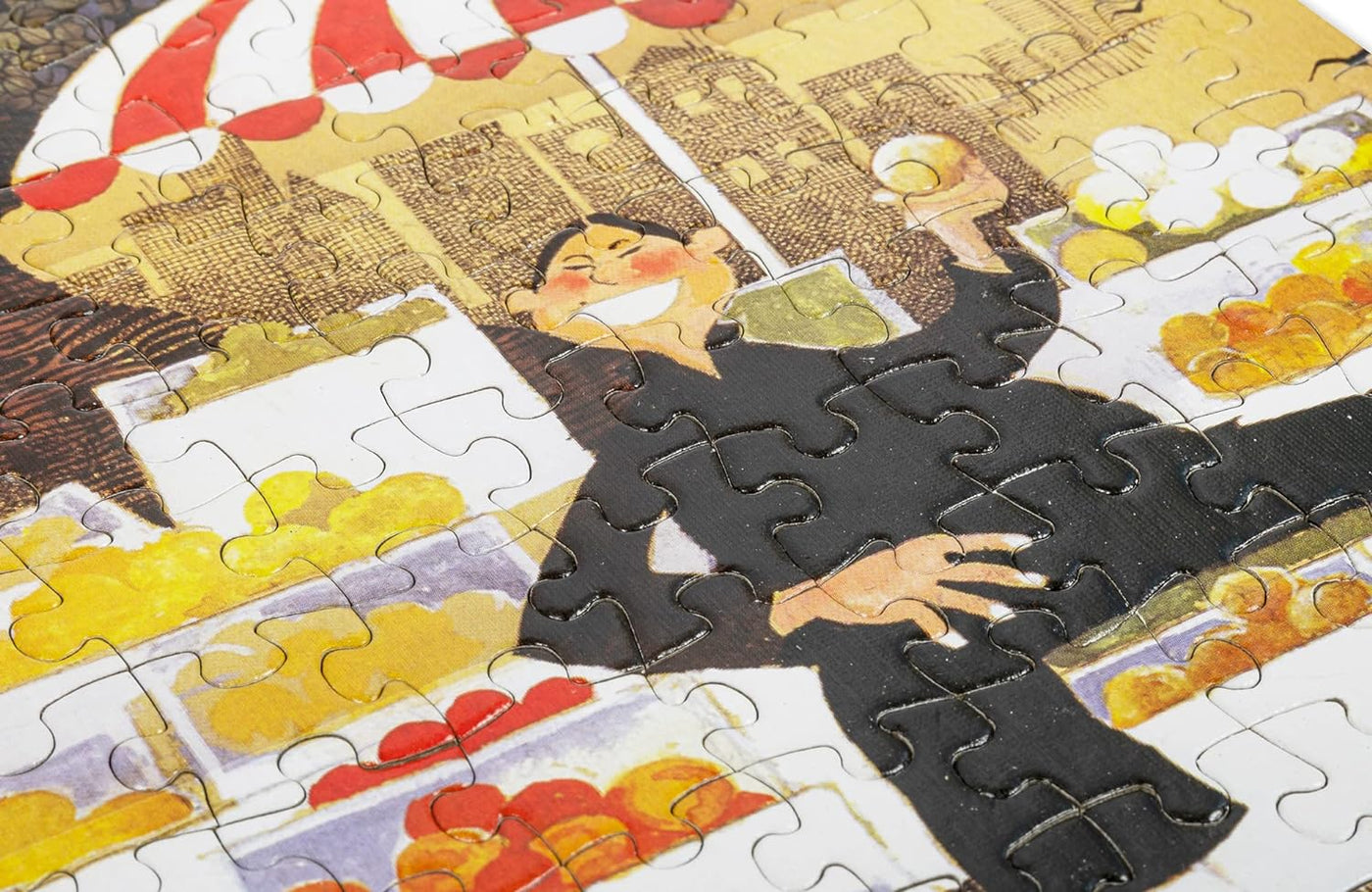 Jigsaw Nation: Fruit Seller – Macau by Mario Miranda - 150 Piece Jigsaw Puzzle