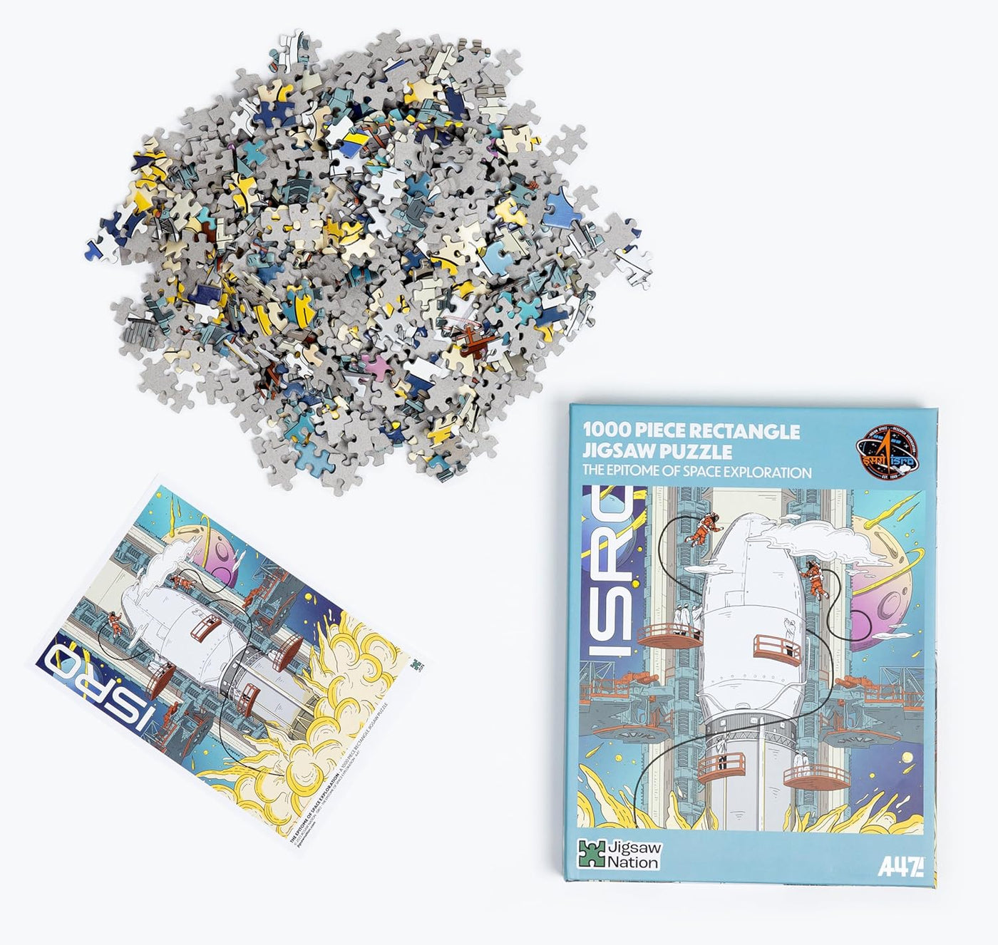 Jigsaw Nation: The Epitome of Space Exploration – ISRO by A47 – 1000 Piece Jigsaw Puzzle