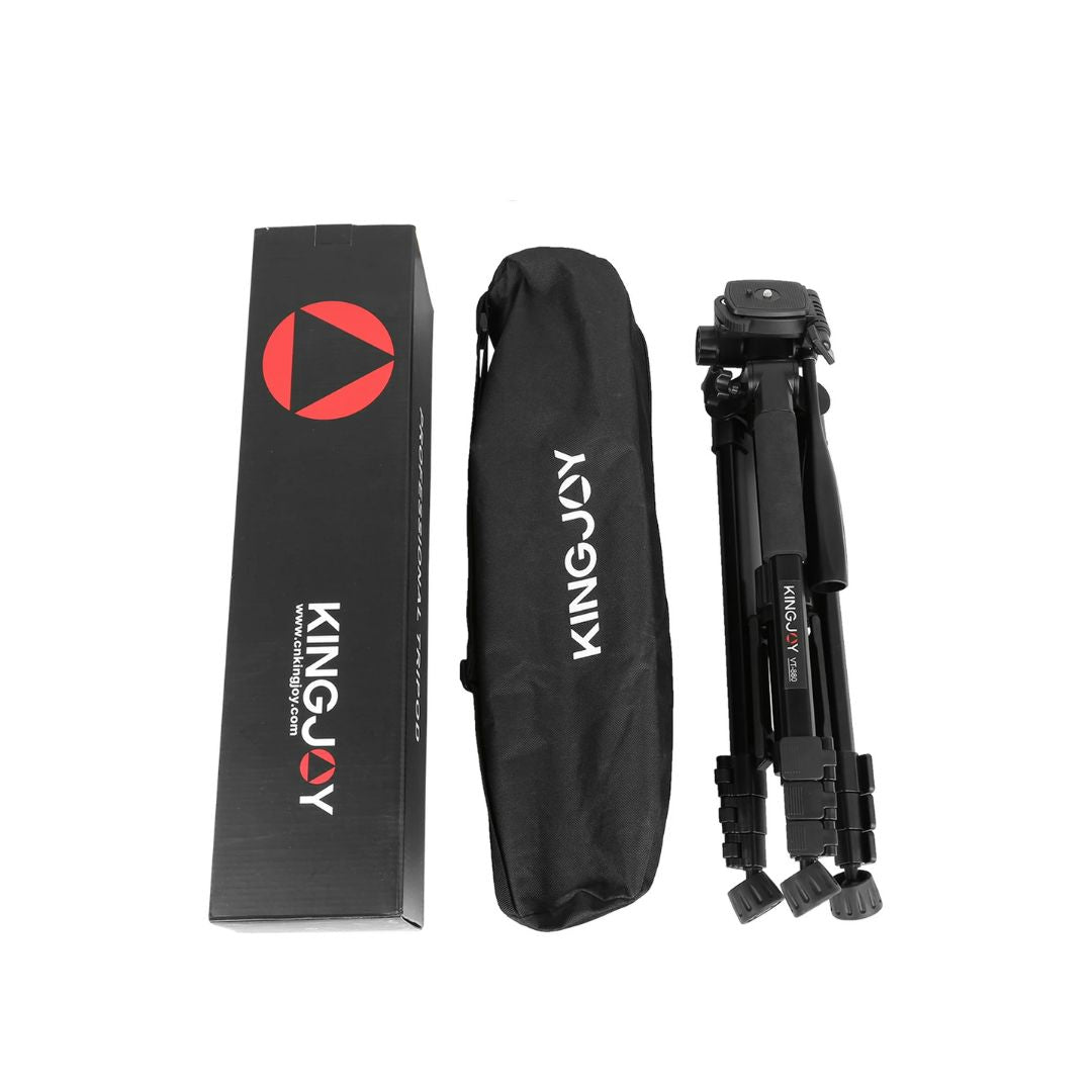 KINGJOY: 2 in 1 Professional Tripod-VT-880