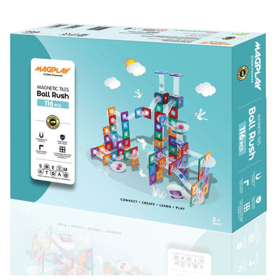 Kipa: Magplay - Magnetic Tiles Ball Rush - 116 Pcs