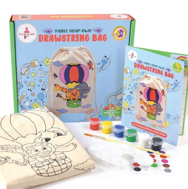 Kalakaram Paint Your Own Drawstring Bag – Krazy Caterpillar