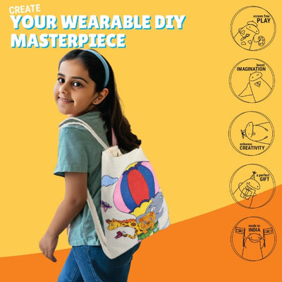 Kalakaram Paint Your Own Drawstring Bag