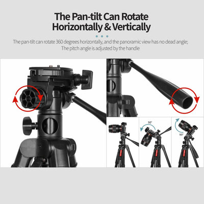 KINGJOY: Multifunctional Tripod With Transverse Central Column-VT890H