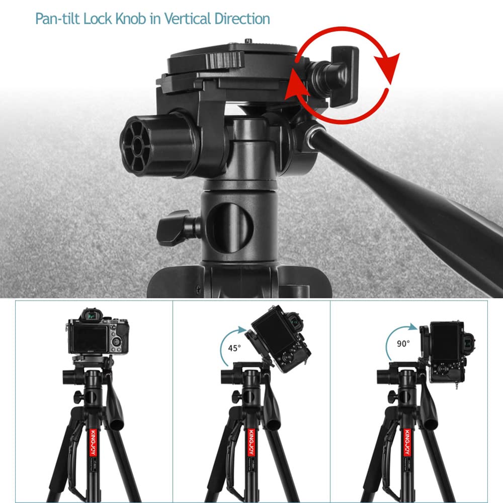 KINGJOY: Multifunctional Tripod With Transverse Central Column-VT890H