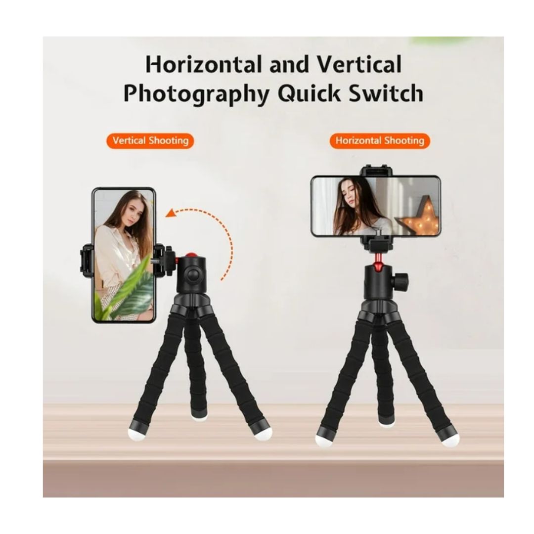 KINGJOY: Flexible Mini Octopus Tripod-KT-500+BD-50