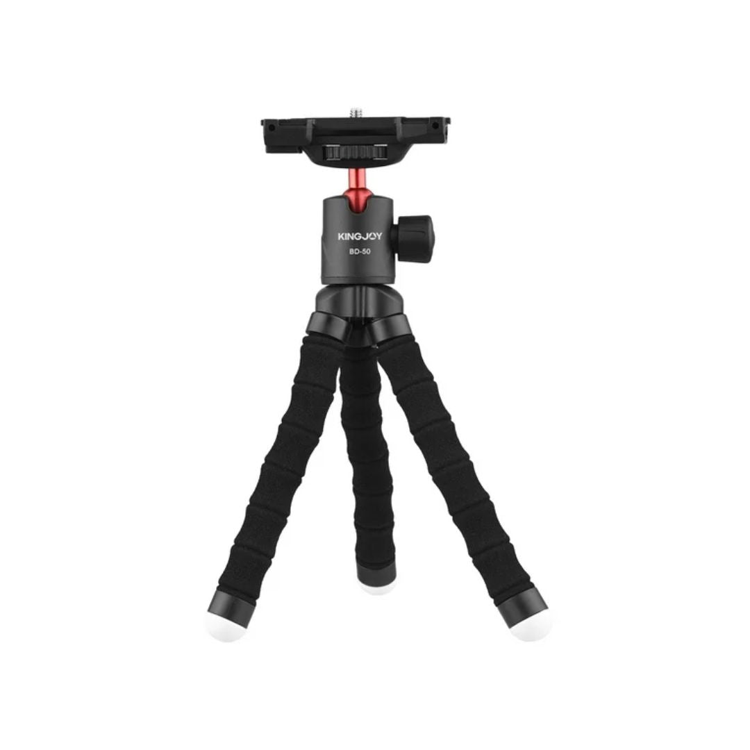 KINGJOY: Flexible Mini Octopus Tripod-KT-500+BD-50