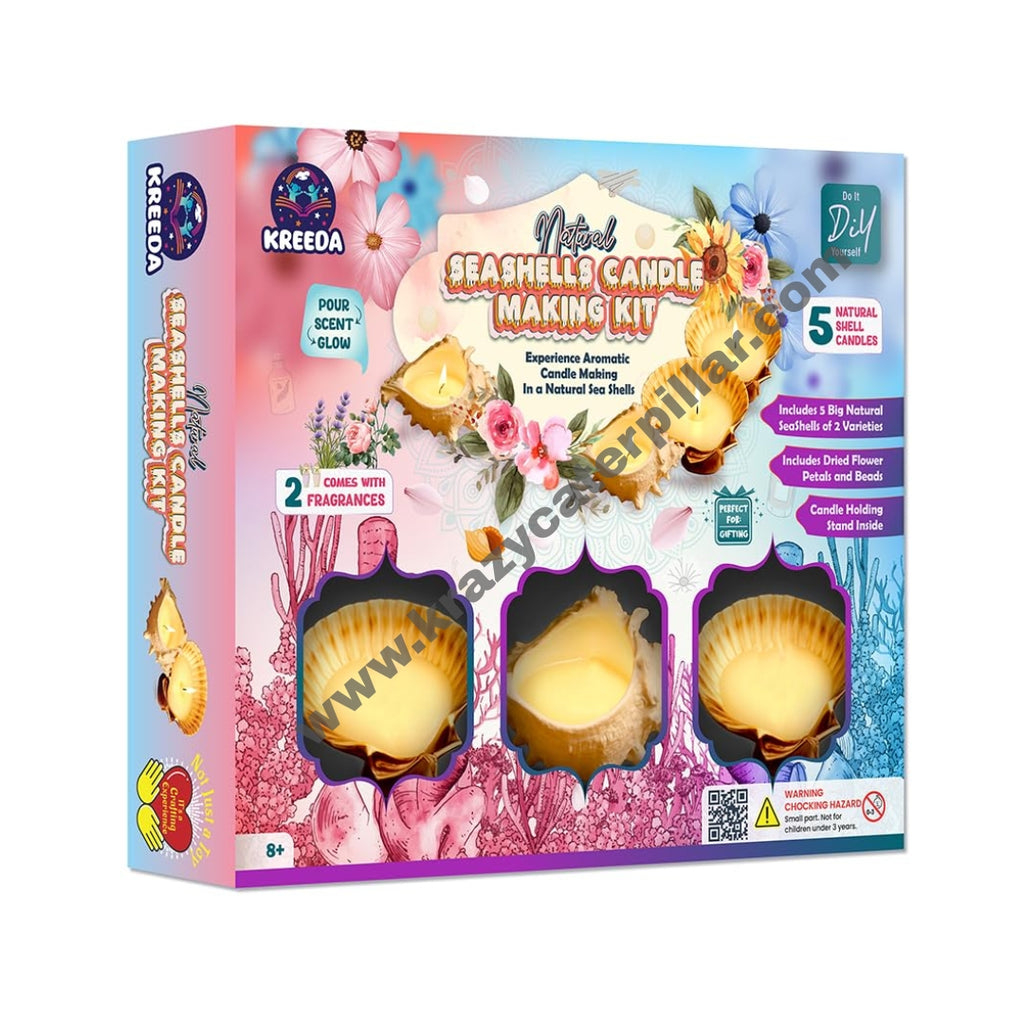 Kreeda : Natural Seashells Candle Making Kit