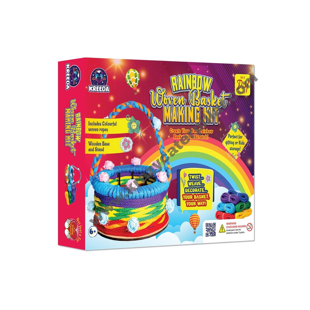 Kreeda : Rainbow Woven Basket Making Kit