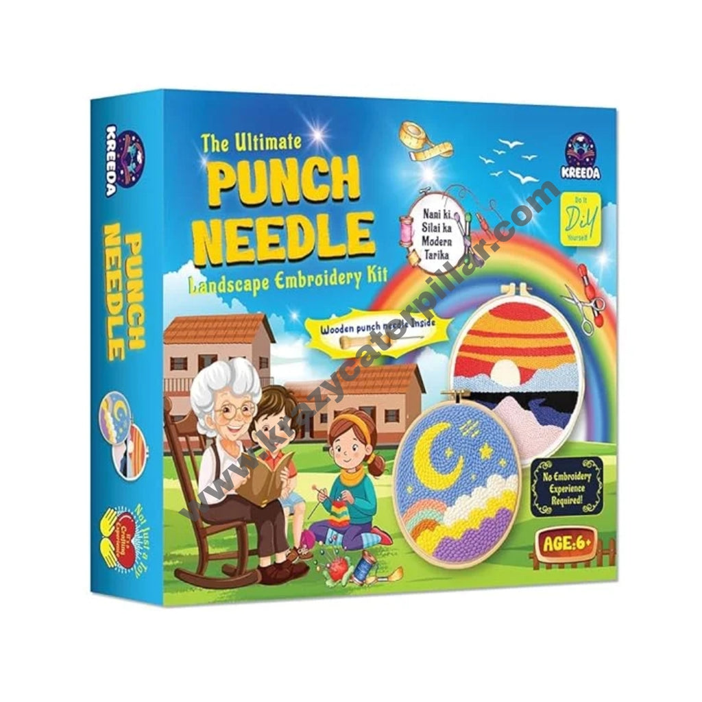 Kreeda: The Punch Needle Landscape Embroidery Kit