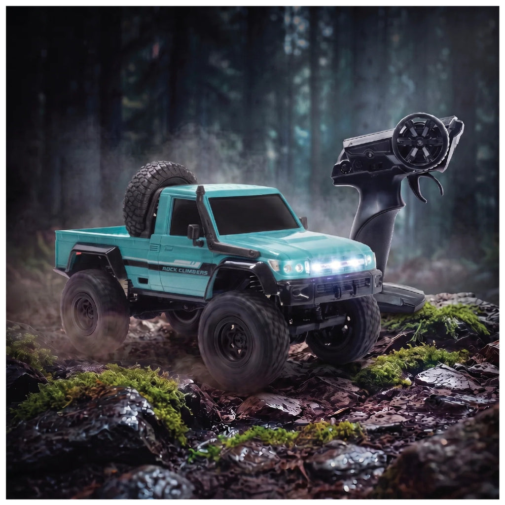 L.O.T RC Cars Roxie - 4x4 Hobby Grade RC Rock Crawler - Explorer Aqua