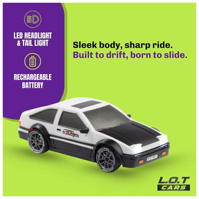 L.O.T: Flare - RC Drift Car - Street White