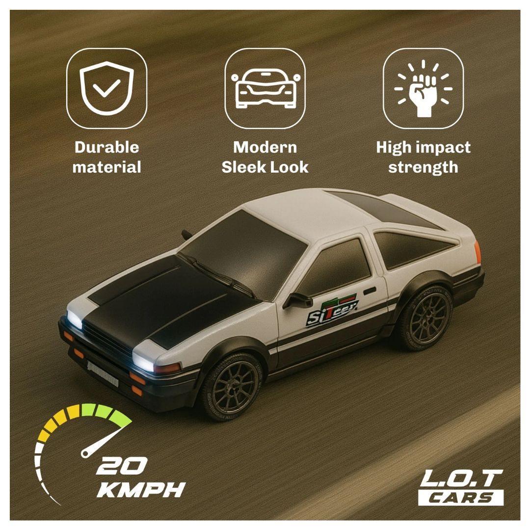 L.O.T: Flare - RC Drift Car - Street White