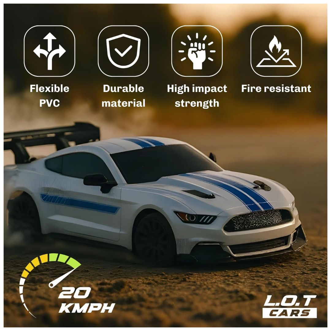 L.O.T: Ghost - RC Drift Cars - Street White 1:24