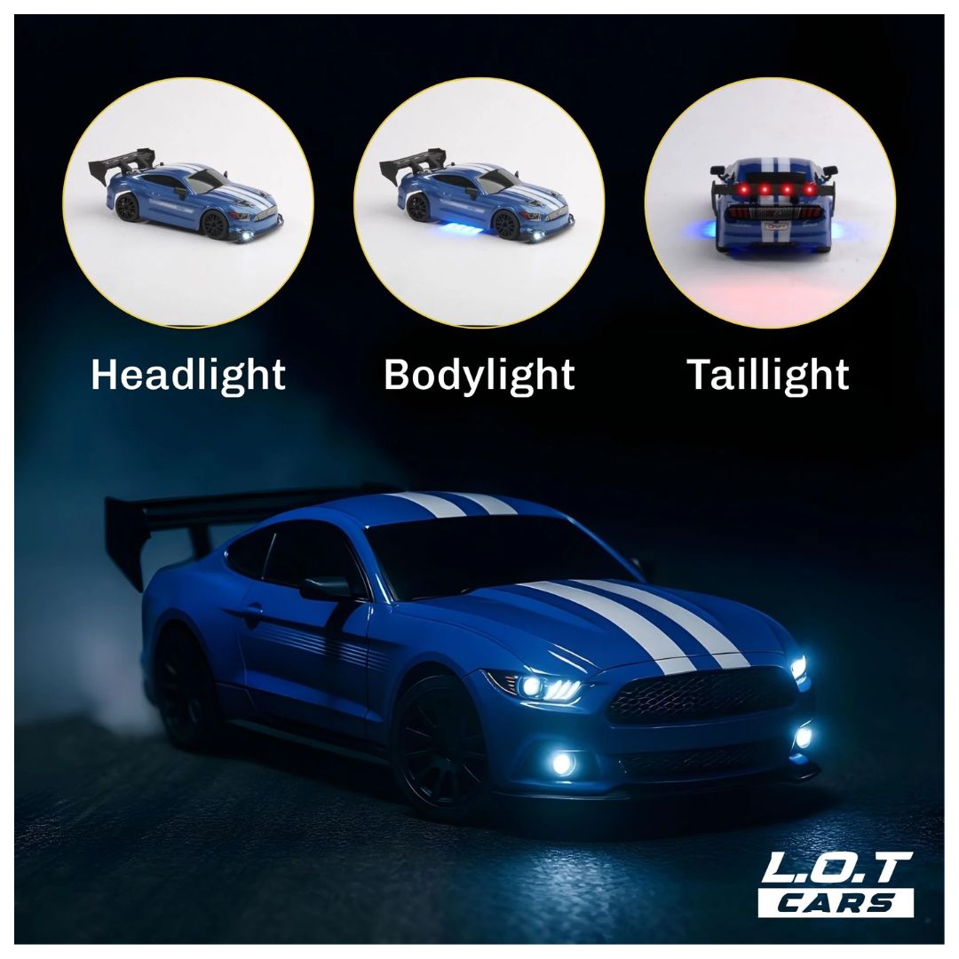 L.O.T: Ghost - RC Drift Cars - Street Blue 1:24