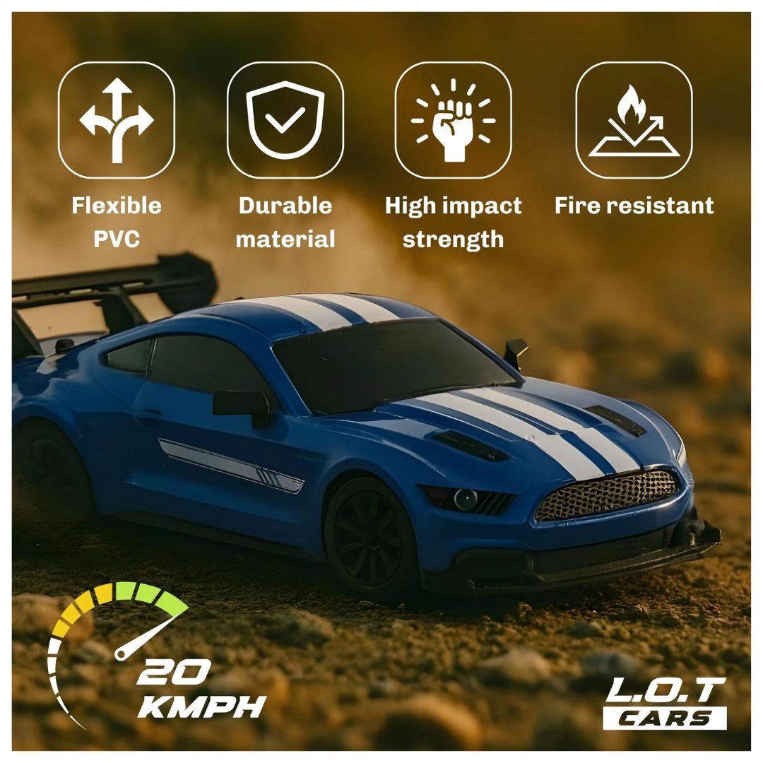 L.O.T: Ghost - RC Drift Cars - Street Blue 1:24