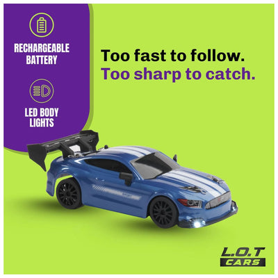 L.O.T: Ghost - RC Drift Cars - Street Blue 1:24