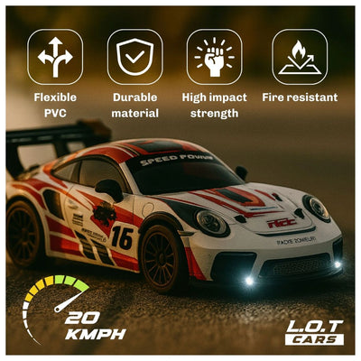 L.O.T: Ghost - RC Drift Cars - Burnout Red 1:24