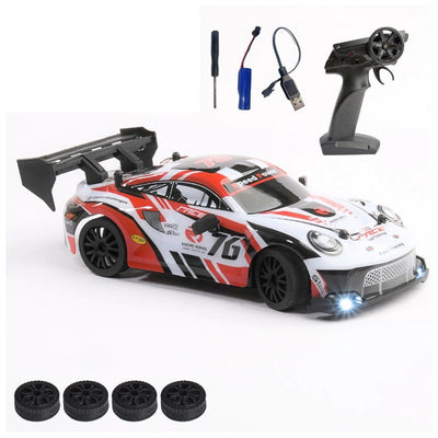 L.O.T: Ghost - RC Drift Cars - Burnout Red 1:24