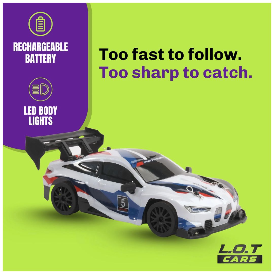 L.O.T: Ghost - RC Drift Cars - UG White 1:24