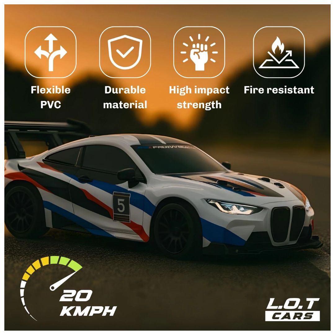 L.O.T: Ghost - RC Drift Cars - UG White 1:24