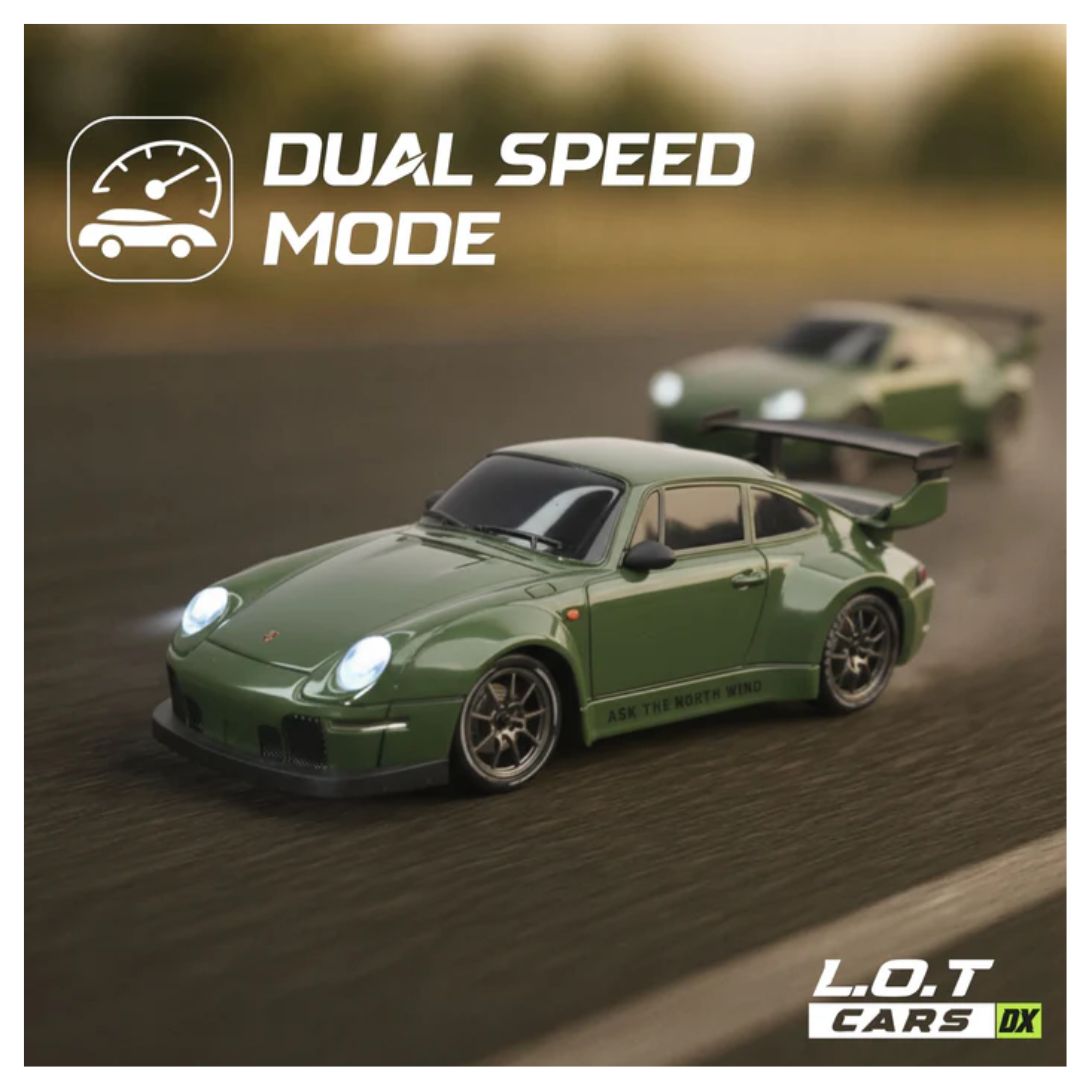 L.O.T RC Drift Car: Flare -Burnout Green