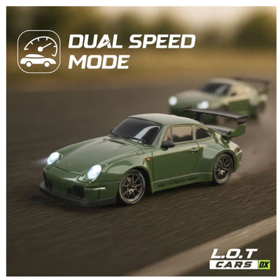 L.O.T RC Drift Car: Flare -Burnout Green