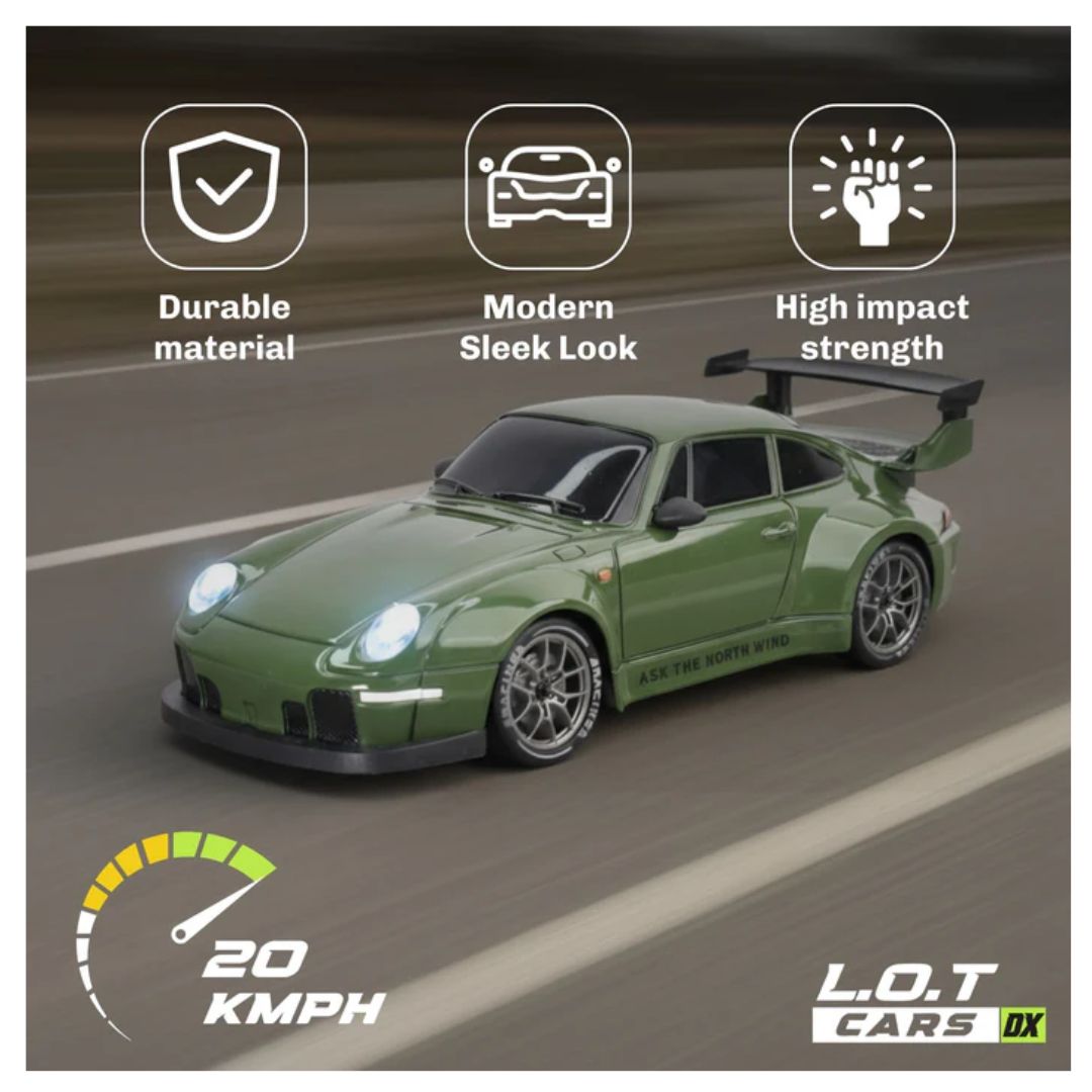 L.O.T RC Drift Car: Flare -Burnout Green