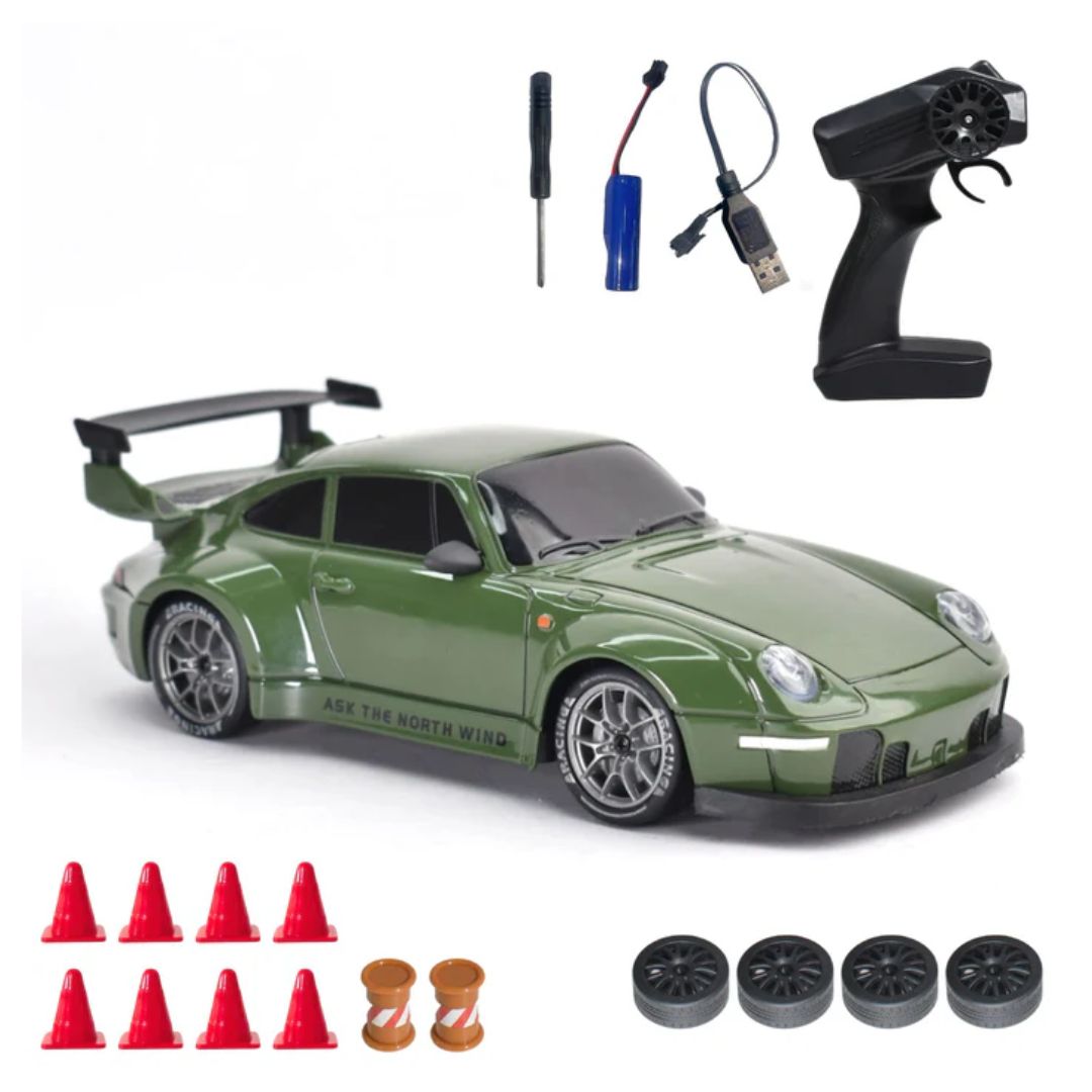L.O.T RC Drift Car: Flare -Burnout Green