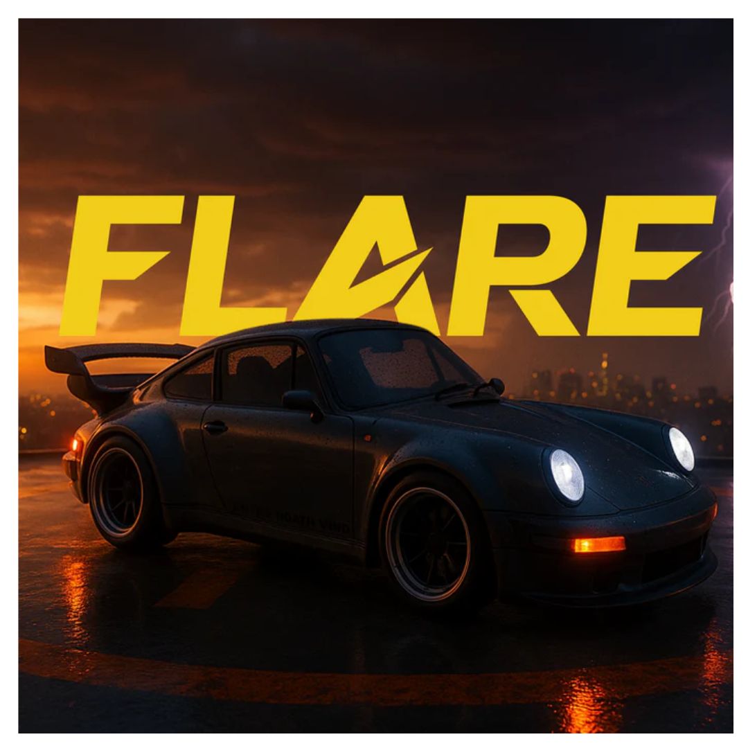 L.O.T RC Drift Car: Flare -Burnout Grey