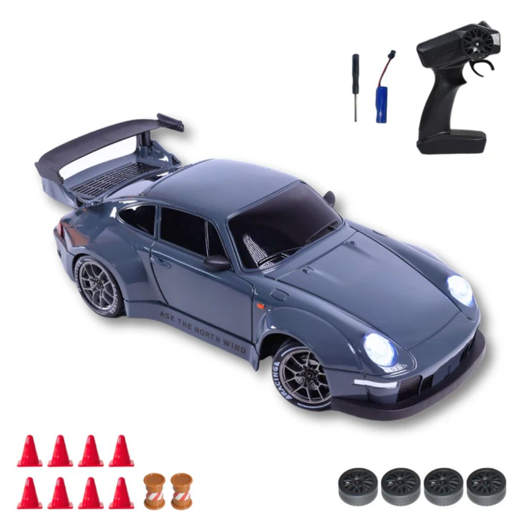 L.O.T RC Drift Car: Flare -Burnout Grey