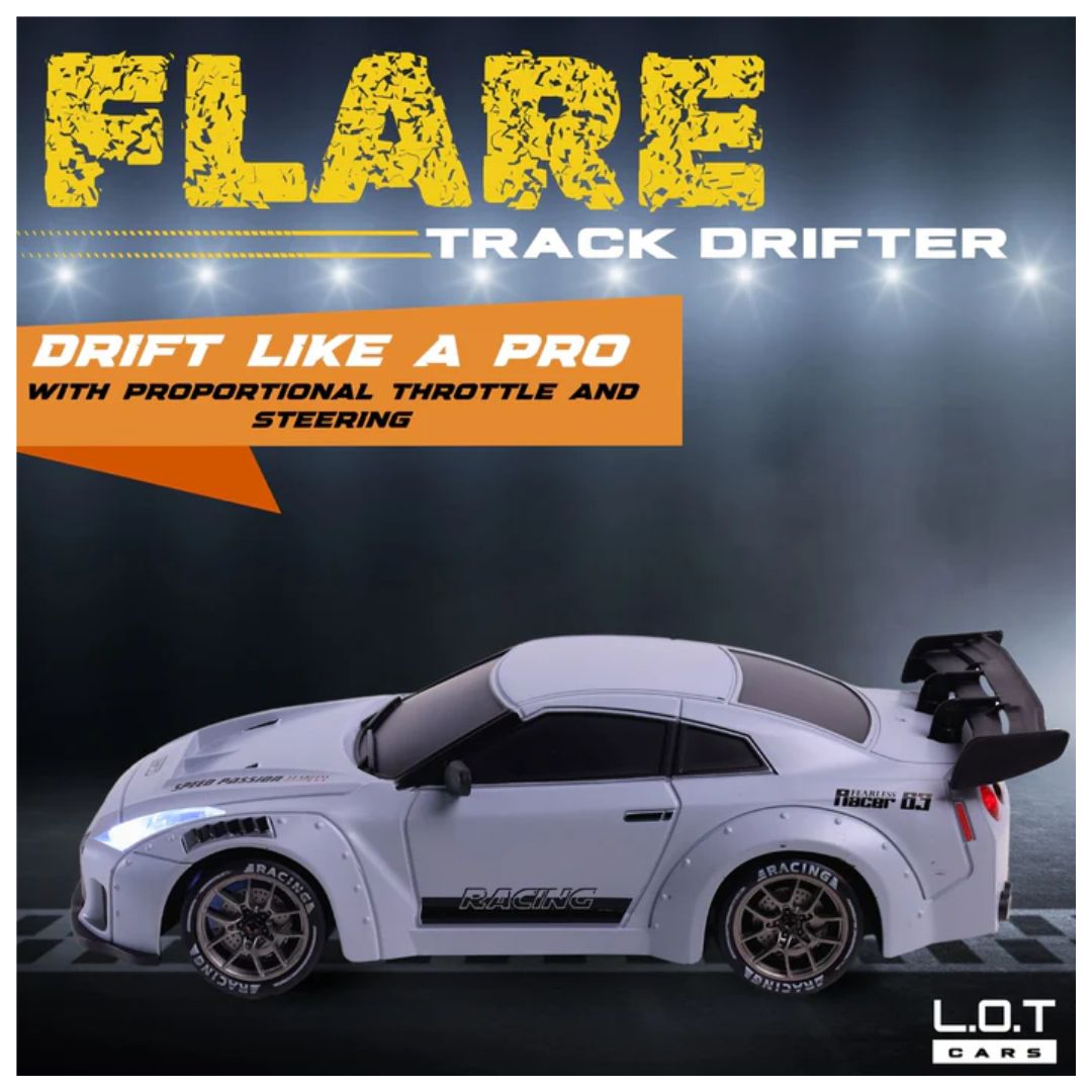 L.O.T RC Drift Car: Flare -Race Grey