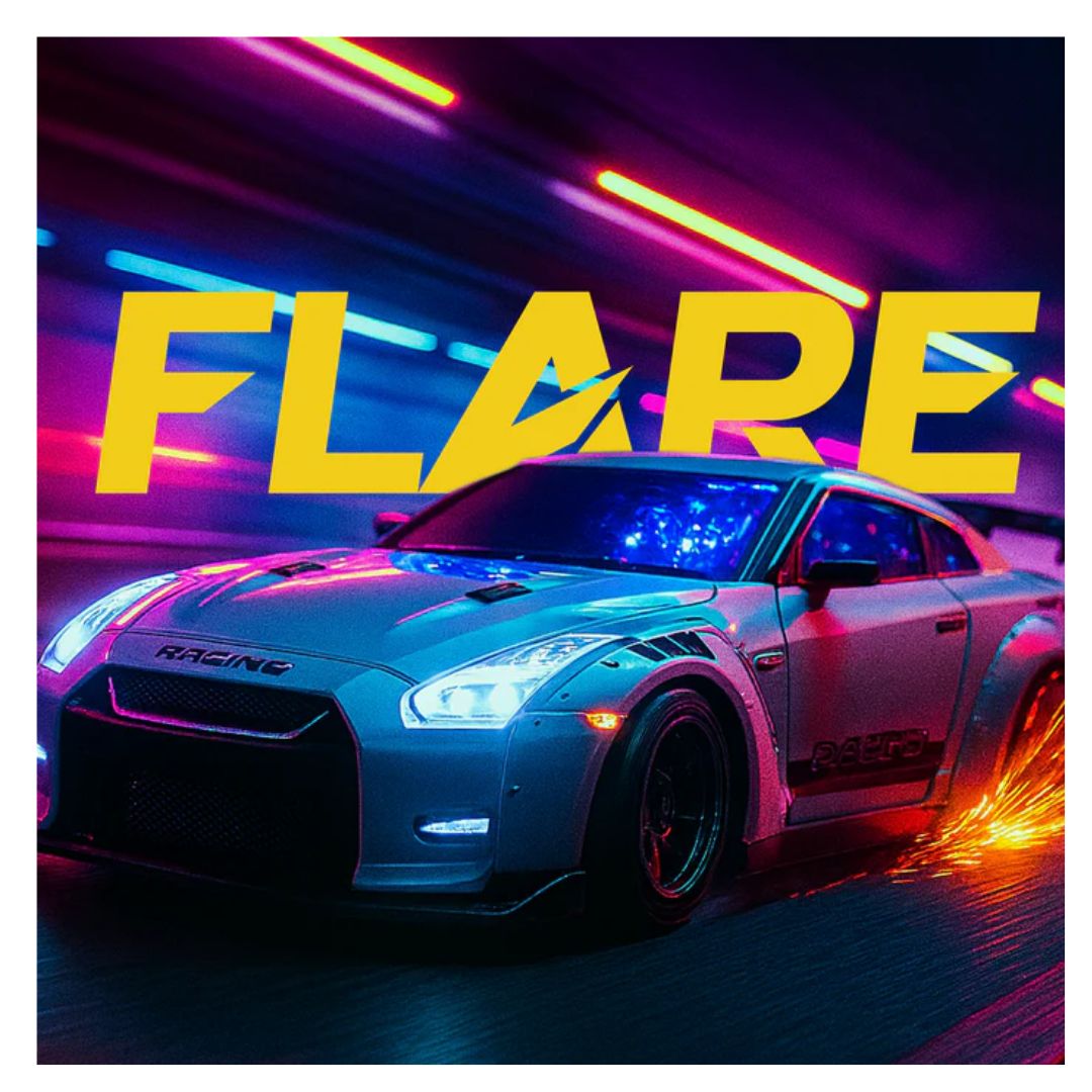 L.O.T RC Drift Car: Flare -Race Grey