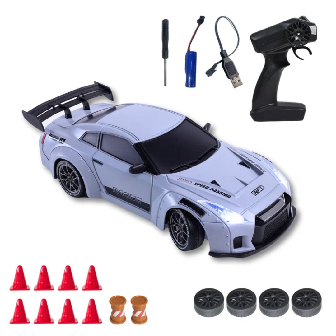 L.O.T RC Drift Car: Flare -Race Grey