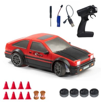 L.O.T RC Drift Car: Flare - Street Red -Semi-Hobby Grade RC Drift Car