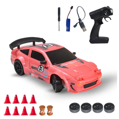 L.O.T RC Drift Car: Flare - Track Pink -Semi-Hobby Grade RC Drift Car