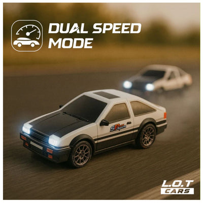 L.O.T RC Drift Car: Flare - Street White-Semi-Hobby Grade RC Drift Car