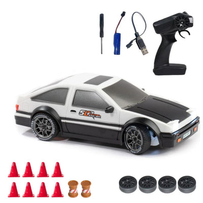 L.O.T RC Drift Car: Flare - Street White-Semi-Hobby Grade RC Drift Car