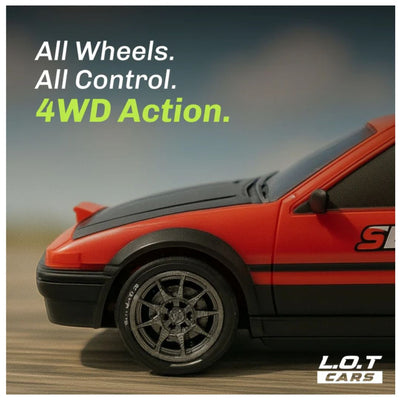 L.O.T RC Drift Car: Flare - Street Red -Semi-Hobby Grade RC Drift Car