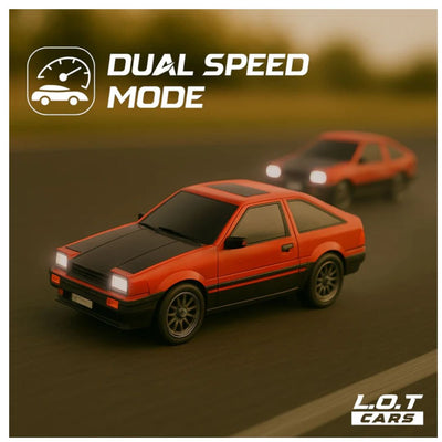 L.O.T RC Drift Car: Flare - Street Red -Semi-Hobby Grade RC Drift Car