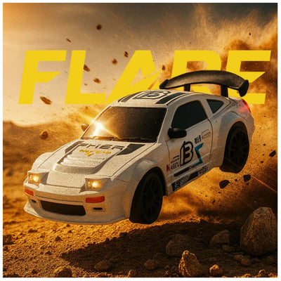 L.O.T RC Drift Car: Flare - Track White -Semi-Hobby Grade RC Drift Car